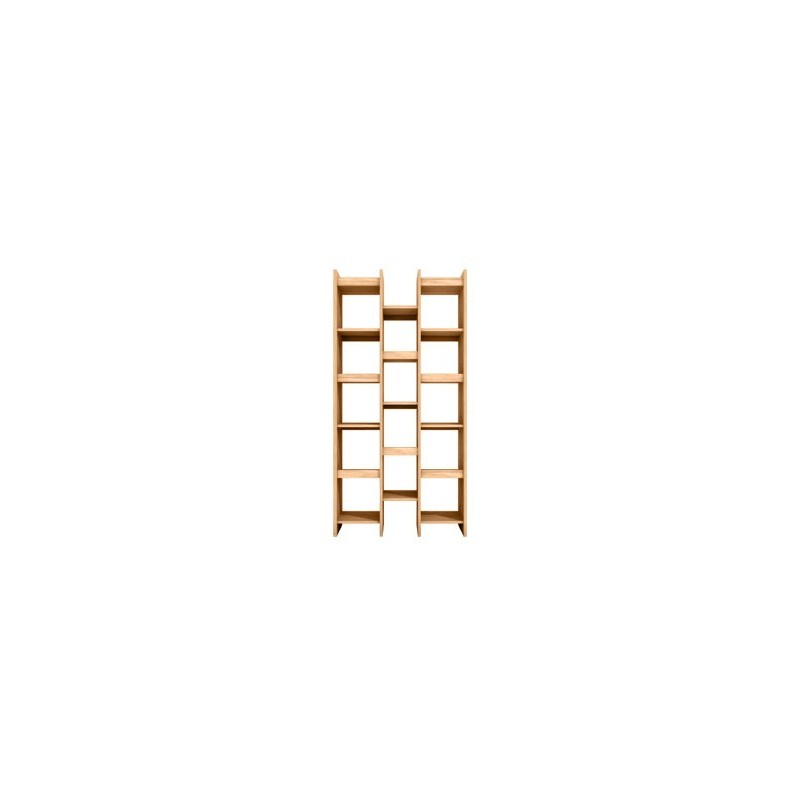 Chêne étagère Mozaic - 3 rangées  100 x 34 x 201
