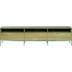 Chene Ligna-meuble TV-3 tiroirs-210-45-51cm