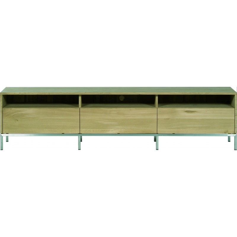 Chene Ligna-meuble TV-3 tiroirs-210-45-51cm
