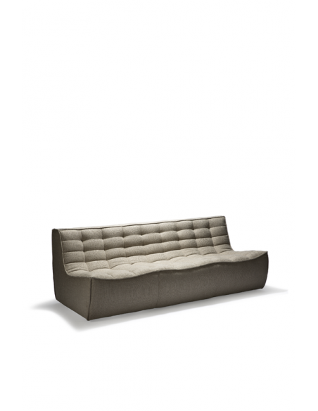 N701 sofa - 3 seater - Beige 210 x 91 x 76