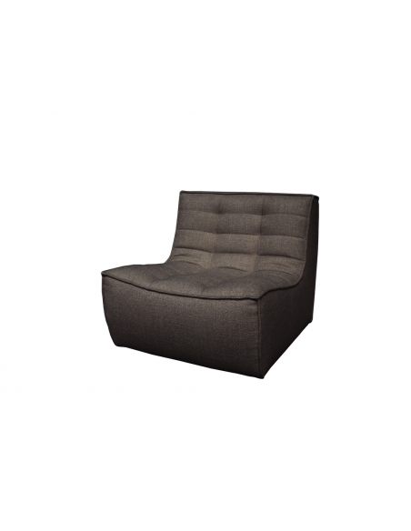 N701 sofa - 1 seater - dark grey 80 x 91 x 76