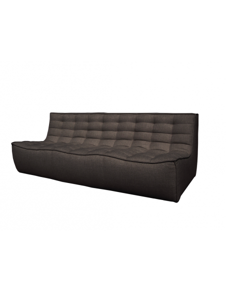 N701 sofa - 3 seater - dark grey 210 x 91 x 76