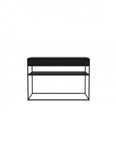 Chêne console Monolit - Chêne noir 122 x 40 x 85