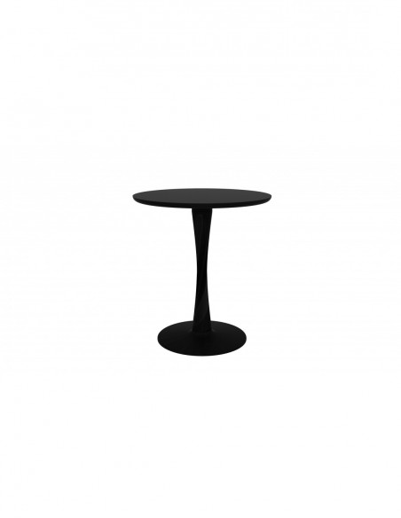 Chêne Torsion table - Noir 70 x 70 x 76