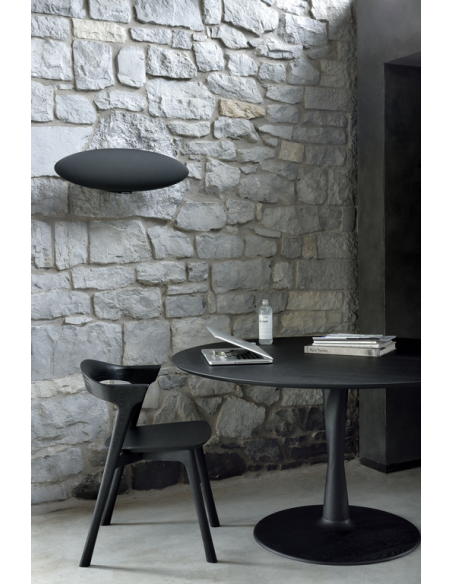 Chêne Torsion table - Noir 127 x 127 x 76