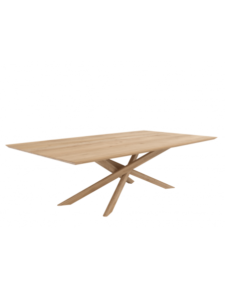 Chêne table Mikado -240-110-76cm- Nouveau