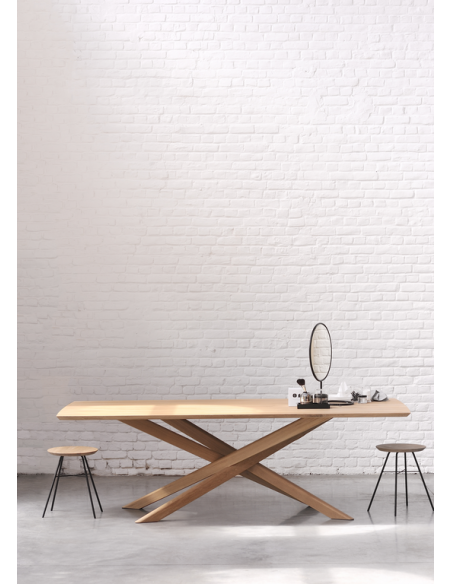 Chêne table Mikado -240-110-76cm- Nouveau