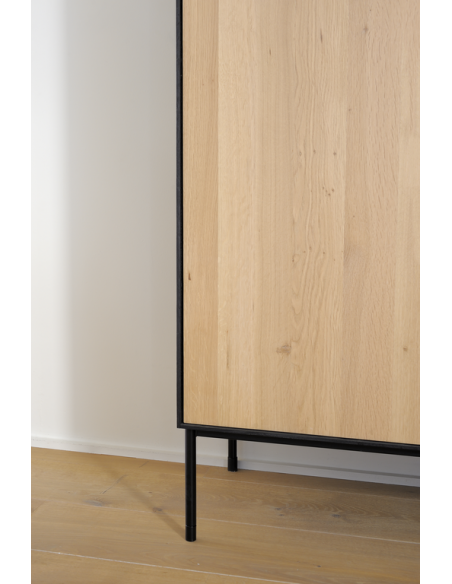 Chêne Blackbird armoire - 1 porte - 1 tiroir  110 x 45 x 178