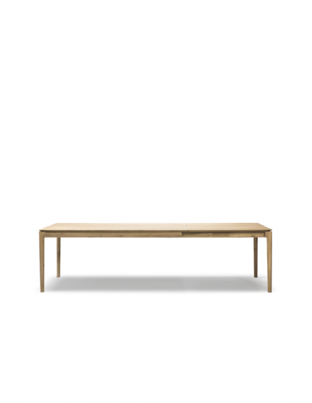 Chêne table à rallonge Bok 140/220  x 90 x 76