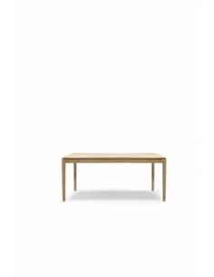Chêne table à rallonge Bok 160/240  x 90 x 76