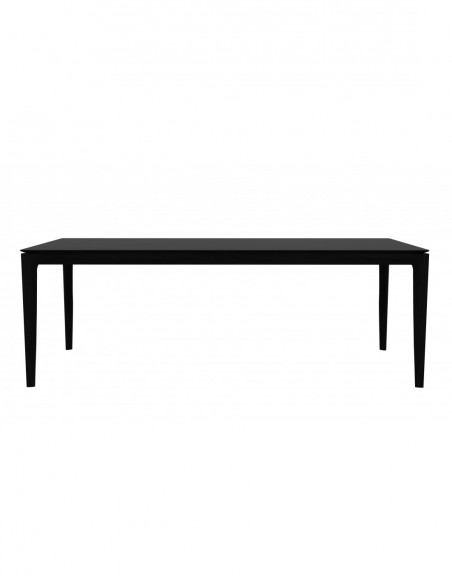 Chêne table Bok - Noir 220 x 95 x 76
