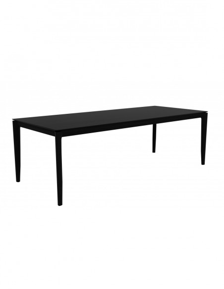 Chêne table Bok - Noir 240 x 100 x 76