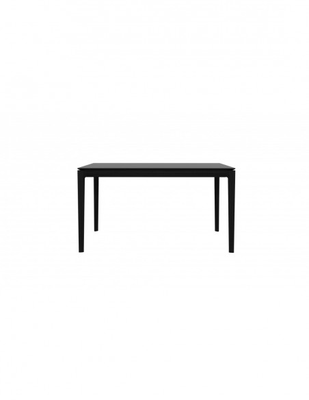 Chêne table Bok - Noir 140 x 80 x 76