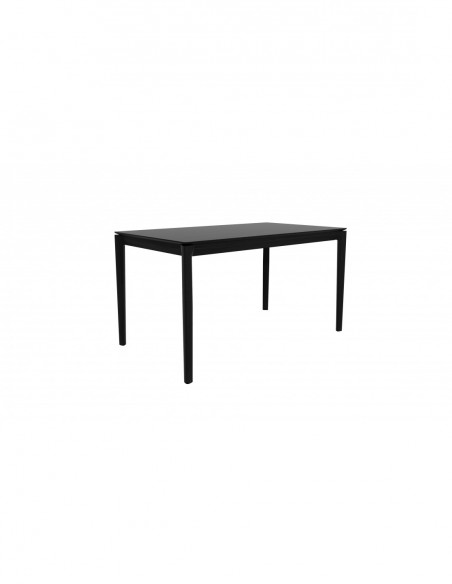 Chêne table Bok - Noir 140 x 80 x 76