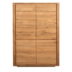 Chene Shadow-armoire-4 portes-115-45-160cm