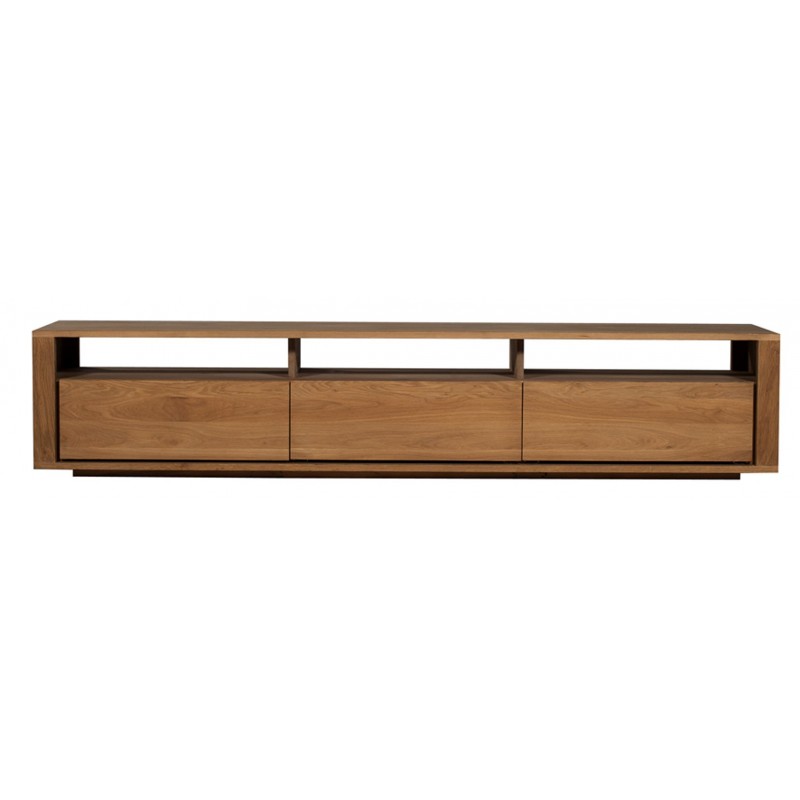 Chene Shadow-meuble TV-3 tiroirs-210-46-42cm
